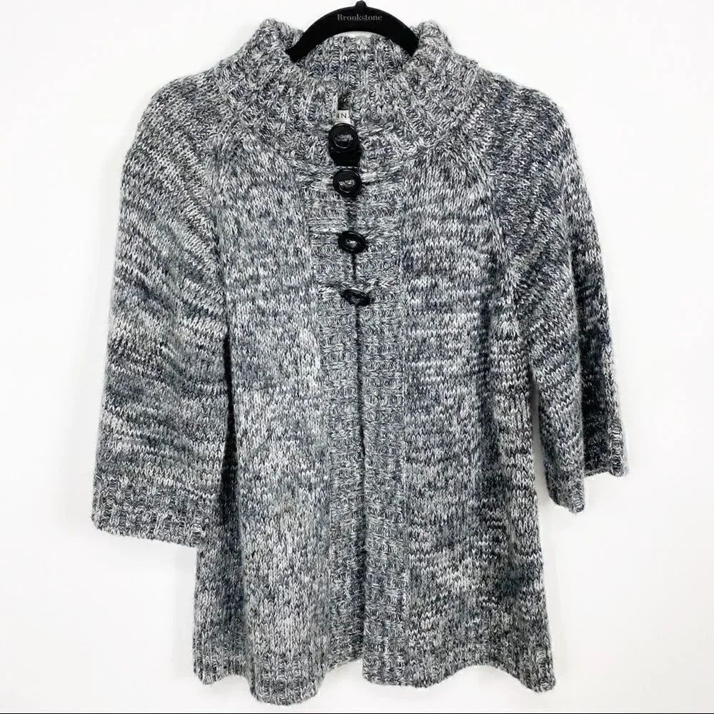 Hannah Grey Cardigan Sweater
